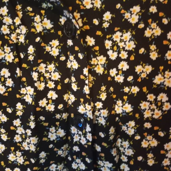 Forever 21 plus size button up flower dress - Picture 3 of 4